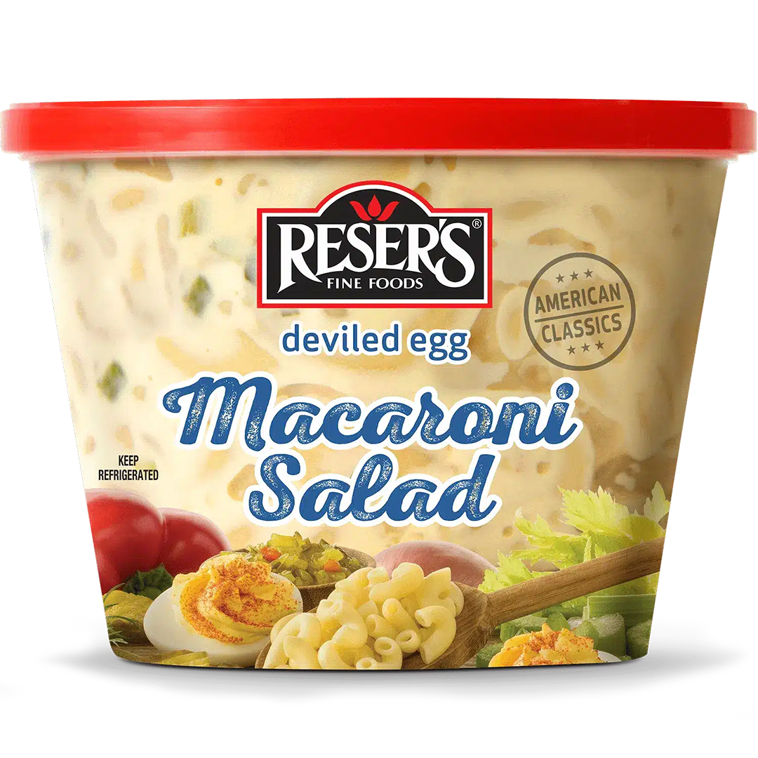 Reser's Deviled Egg Potato Salad container, full