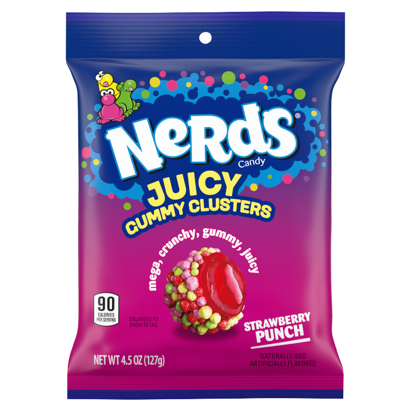 NERDS Juicy Gummy Clusters in 4.5oz Package